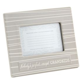 Nobody's Perfect Except Grandkids Frame, 4x6