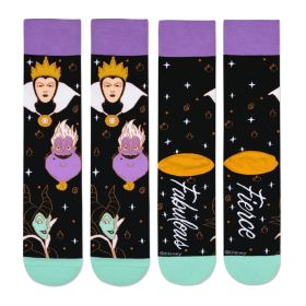 Disney Villains Fierce & Fabulous Crew Socks