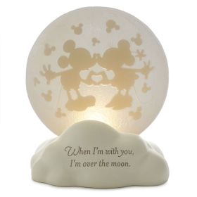 Mickey Mouse & Minnie Mouse Moon Figurine