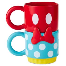 Mickey Mouse & Minnie Mouse Stacking Mugs