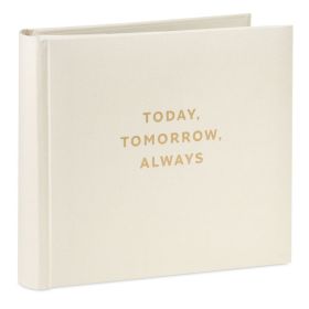 Today, Tomorrow, Always Gold on Cream Linen Album
