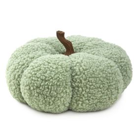 Sage Green Plush Fabric Pumpkin Fall Decoration