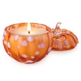 Speckled Glass Pumpkin Scented Candle