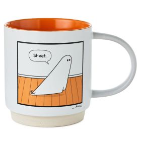 Ghost Holey Sheet Funny Mug, 16 oz.