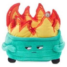 Dumpster Fire Plush With Sound and Motion, 9.75"