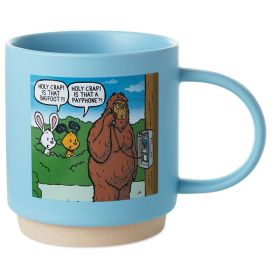 Chuck and Beans Big Foot Pay Phone Funny Mug