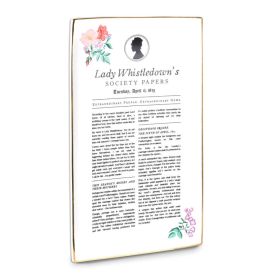 Bridgerton Lady Whistledown's Society Papers Dish