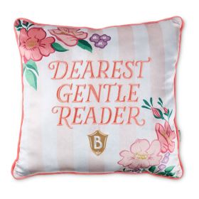 Bridgerton Dearest Gentle Reader Throw Pillow