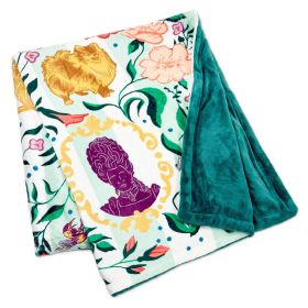 Bridgerton Ton Silhouettes Floral Blanket, 50x60