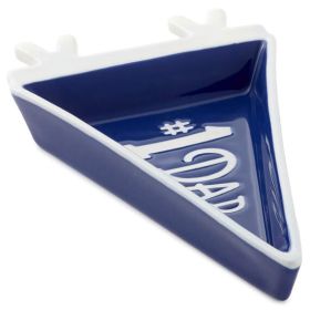 #1 Dad Pennant-Shaped Trinket Tray