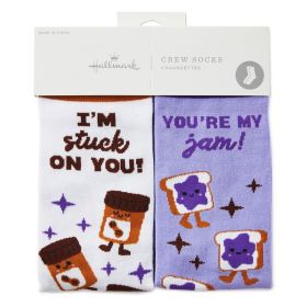 Peanut Butter & Jelly Better Together Crew Socks