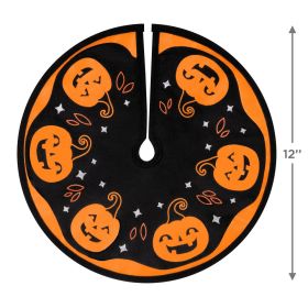 Mini Halloween Time Fabric Tree Skirt, 12''