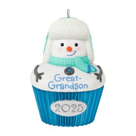 Hallmark Great-Grandson Cupcake 2025 Ornament
