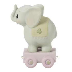 Precious Moments Birthday Train Elephant Age 4