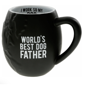 World's Best Dog Father Embossed Mug