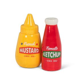 Ketchup & Mustard Theme Salt and Pepper Shakers