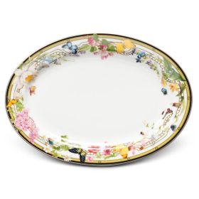 Butterfly Garden Oval Plate