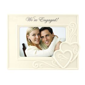 We're Engaged Ceramic Frame, 4x6