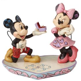 Mickey & Minnie Proposing Jim Shore