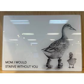 Mom Glass Cutting Board