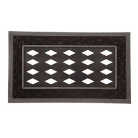 Sassafras Decorative Mat Tray Scroll Black 18x30