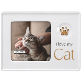 I Love My Cat Picture Frame, 4x4