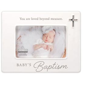Baptism Ceramic Picture Frame, 4x6