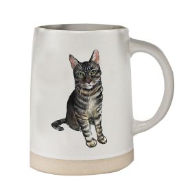 Grey Cat Mug, 20 oz