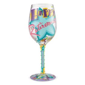 Happy Retirement Lolita Wine Glass