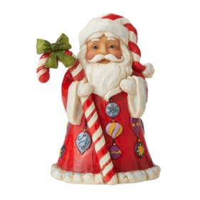 Jim Shore: Mini Santa with Candy Cane