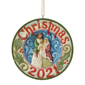 Jim Shore: Holy Family Dated Ornament