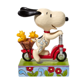 Jim Shore: Snoopy Scooter Figurine