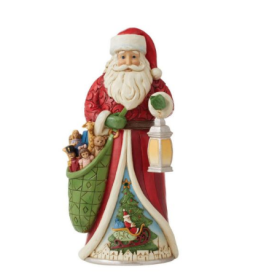 Jim Shore: Santa with Toybag Figurine