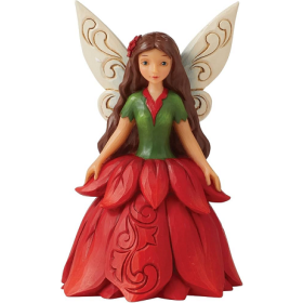 Jim Shore: Crimson Xmas Fairy Figurine