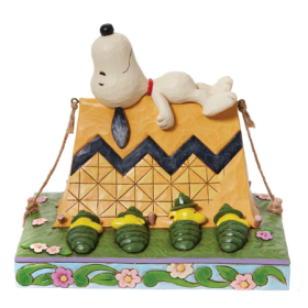 Jim Shore: Snoopy & Woodstock Camping Figurine