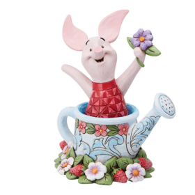 Jim Shore: Piglet in Watering Can Figurine