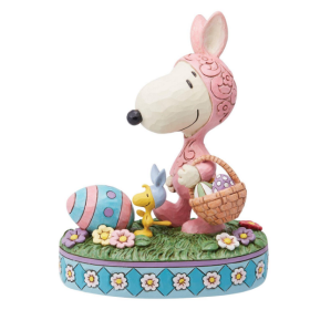 Jim Shore: Snoopy & Woodstock Easter Figurine