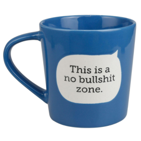 No Bullshit Zone Mug