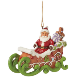 Jim Shore: Gingerbread Santa Hanging Ornament