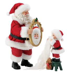 Possible Dreams:Seeing is Believing Santa Figurine
