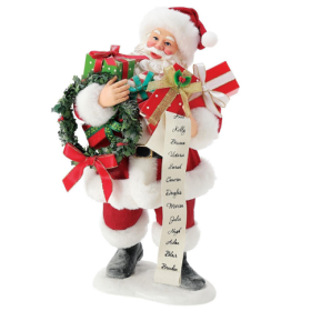 Possible Dreams: Good to Go Santa Figurine