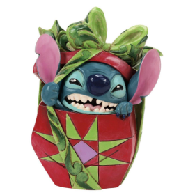 Jim Shore: Holiday Mischief Stitch Figurine