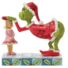Jim Shore: Grinch Patting Cindy Lou Figurine
