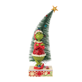 Jim Shore: Grinch by Sisal Tree Figurine