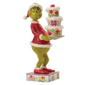 Jim Shore: Grinch with Grinchy Cake Figurine