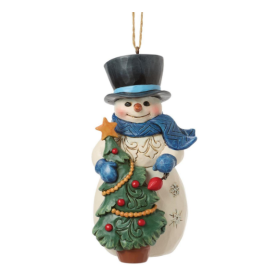Jim Shore: Snowman with Tree Ornament