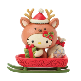 Jim Shore: Hello Kitty Reindeer Figurine