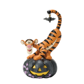 Jim Shore: Tigger Black Jack O Lantern Figurine
