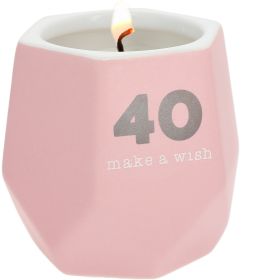 40 Birthday Soy Candle