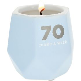 70 Birthday Soy Candle
